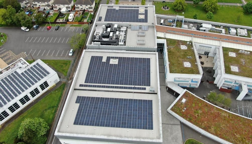 Oasis and Eden Sustainable School Solar Rooftop